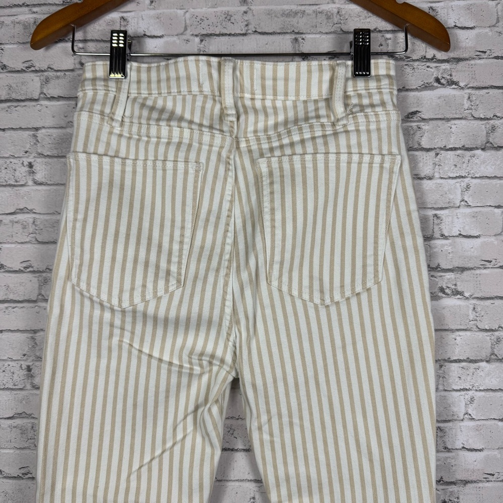 Abercrombie & Fitch High Waisted Striped Jeans - Picture 6 of 9